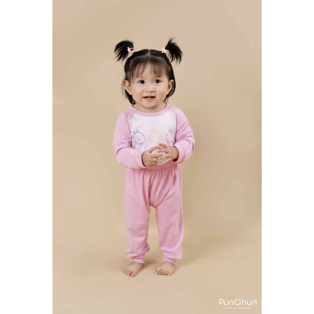 Punchun bộ dài raglan Punchun Buddies AW23