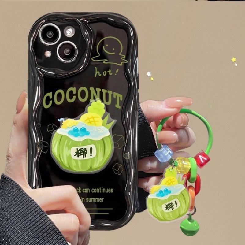 Ốp lưng iphone kèm Pop và móc khóa trái dừa 7plus, 8plus, x/xs, xsmax, 11, 11promax, 12pro, 12promax, 13promax, 14promax