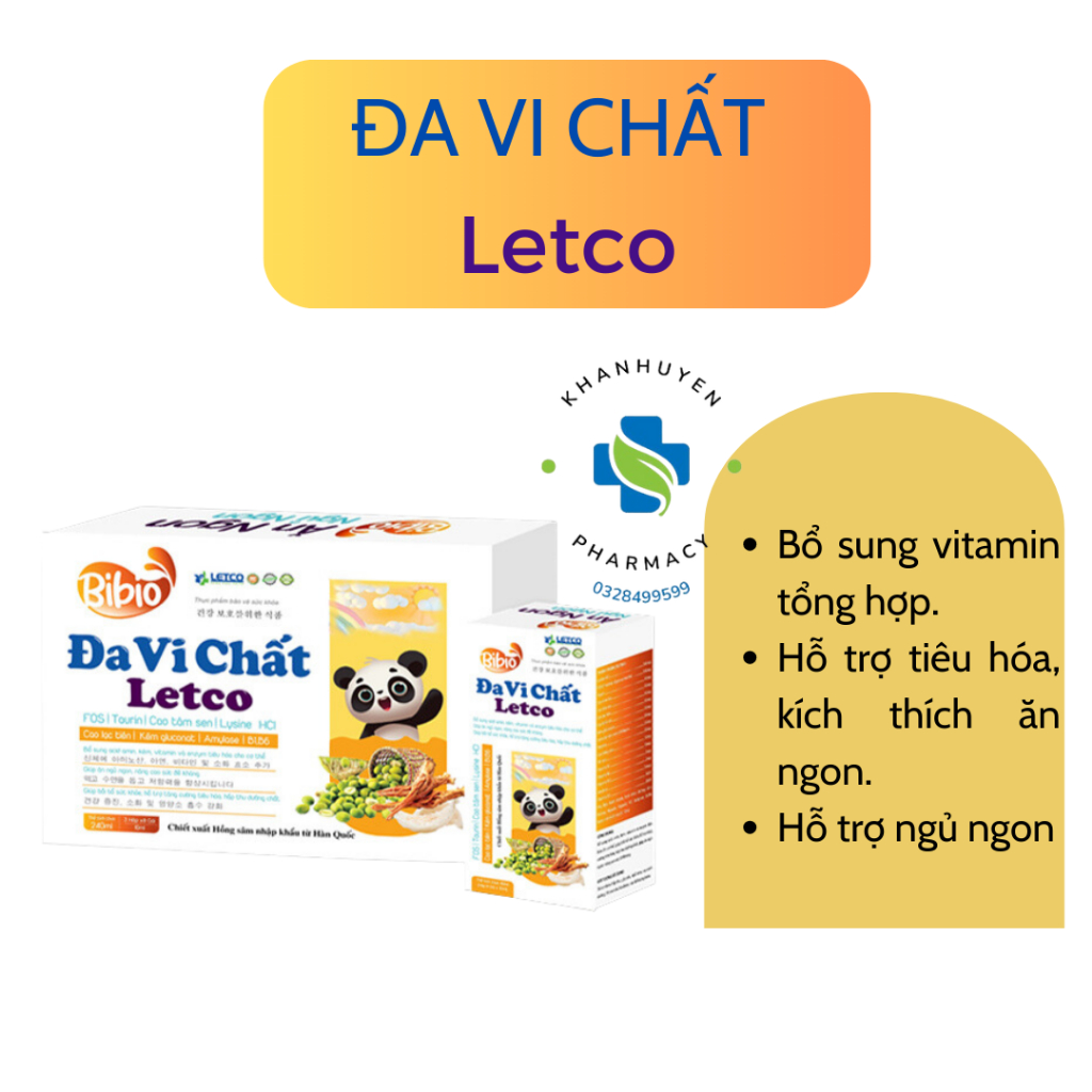 Đa vi chất - Hỗ trợ ăn ngủ ngon, bổ sung vitamin, dưỡng chất
