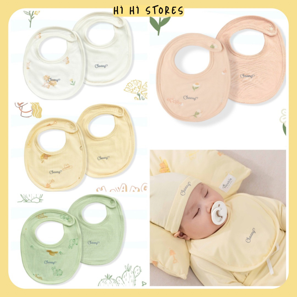 Set 2 yếm tròn Chaang Treasure cho bé AW23