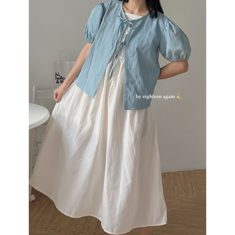 Đầm babydoll Nene 18made ✿ 𝐁𝐲 𝐄𝐢𝐠𝐡𝐭𝐞𝐞𝐧 𝐀𝐠𝐚𝐢𝐧
