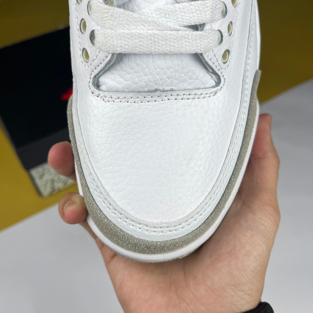 Giày A Ma Maniére x JD3 Retro SP Raised By Women, JD3 Trắng Xám Da Lộn Cao Cấp - Cat.Shoes