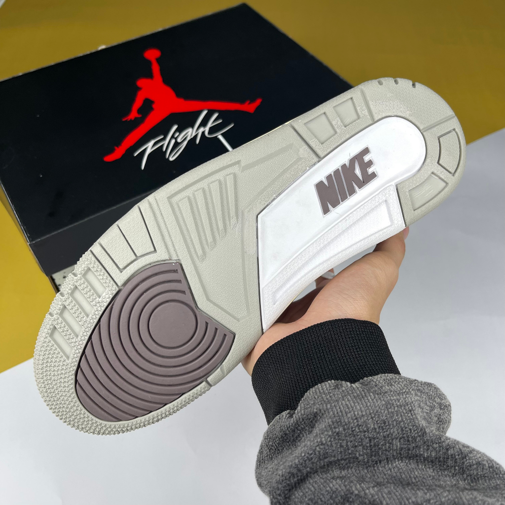 Giày A Ma Maniére x JD3 Retro SP Raised By Women, JD3 Trắng Xám Da Lộn Cao Cấp - Cat.Shoes