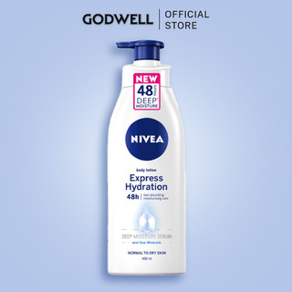 Sữa dưỡng thể cấp ẩm hấp thụ nhanh Nivea Express Hydration Body Lotion 400ml