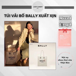 Túi Tote Bally vải Canvas mẫu mới 2023 cho nữ