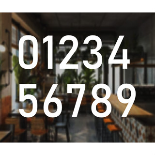 DECAL Hantech CHỮ SỐ THỨ TỰ DÁN KÍNH - GỖ