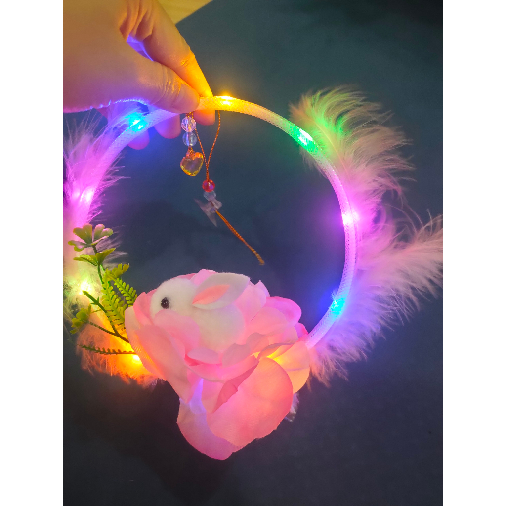 Đèn lồng thỏ phát sáng - đèn lồng trung thu cho bé