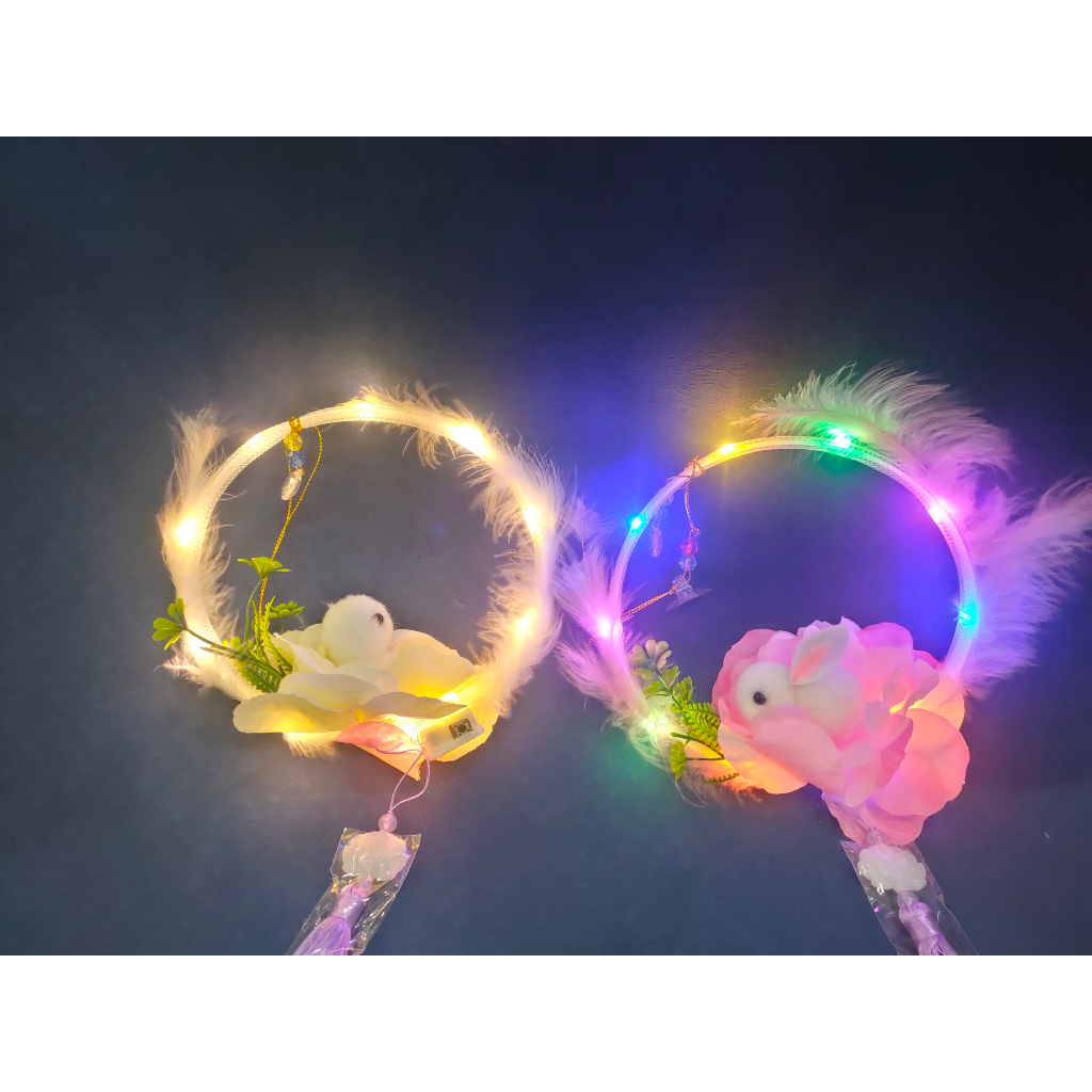 Đèn lồng thỏ phát sáng - đèn lồng trung thu cho bé