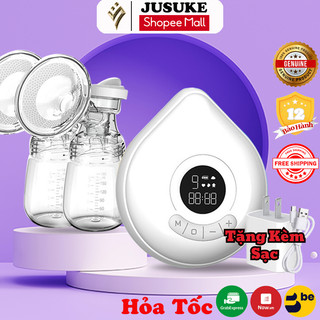 Máy hút sữa điện đôi JUSUKE RealBubee mạnh mẽ nhanh chóng êm dịu bảo hành 1 năm