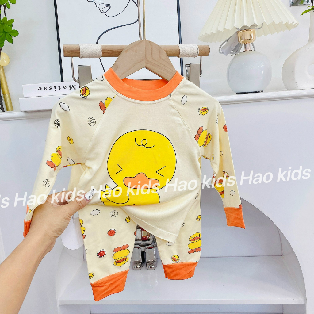 Bộ dài tay bé trai , bộ dài tay bé gái chất thun lạnh từ 4kg đến 15kg - jkids