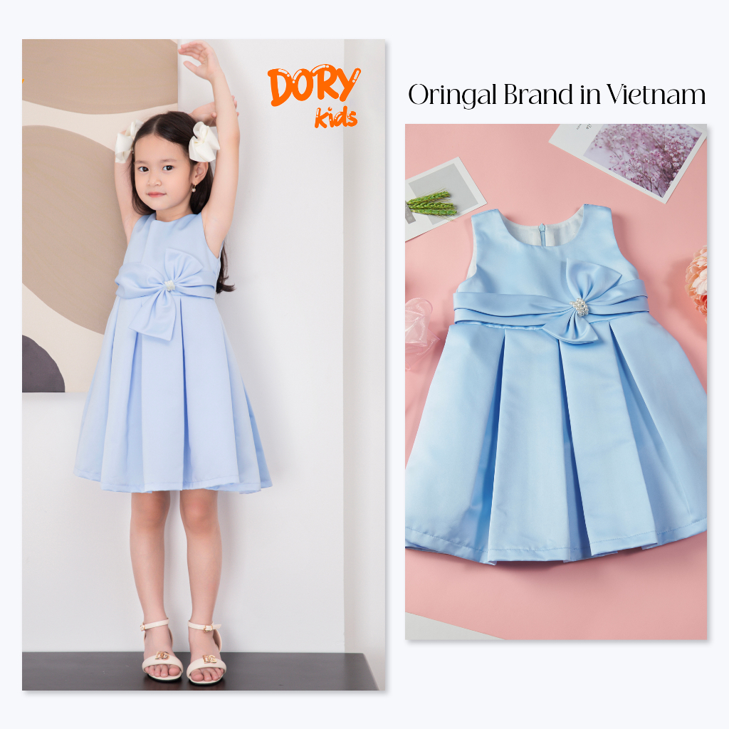Váy cho bé gái DORYKIDS váy công chúa xinh xắn váy thiết kế từ 1,2,3,4,5,6,7,8,9,10 tuổi