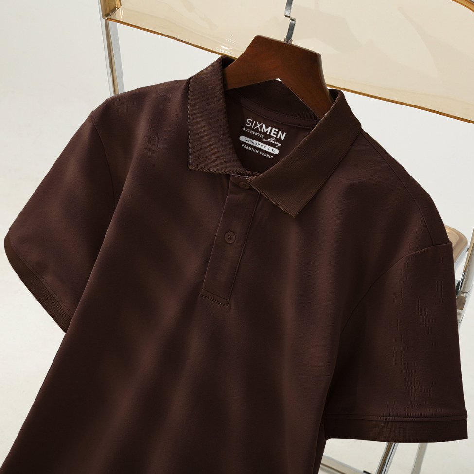 Áo Polo nam trơn Basic cổ bẻ  SIXMEN BASIC vải cá sấu cotton CVC trẻ trung, thanh lịch, sang trọng