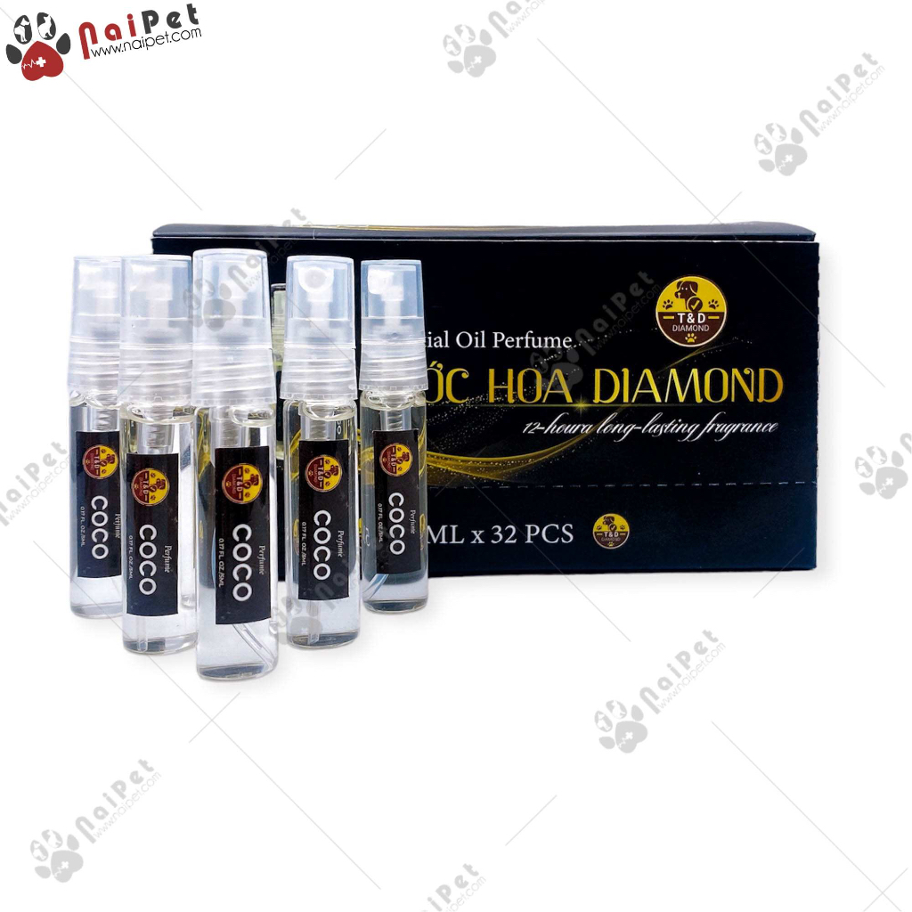 Nước Hoa Lưu Hương Cao Cấp Dành Cho Chó Mèo Diamond 30ml