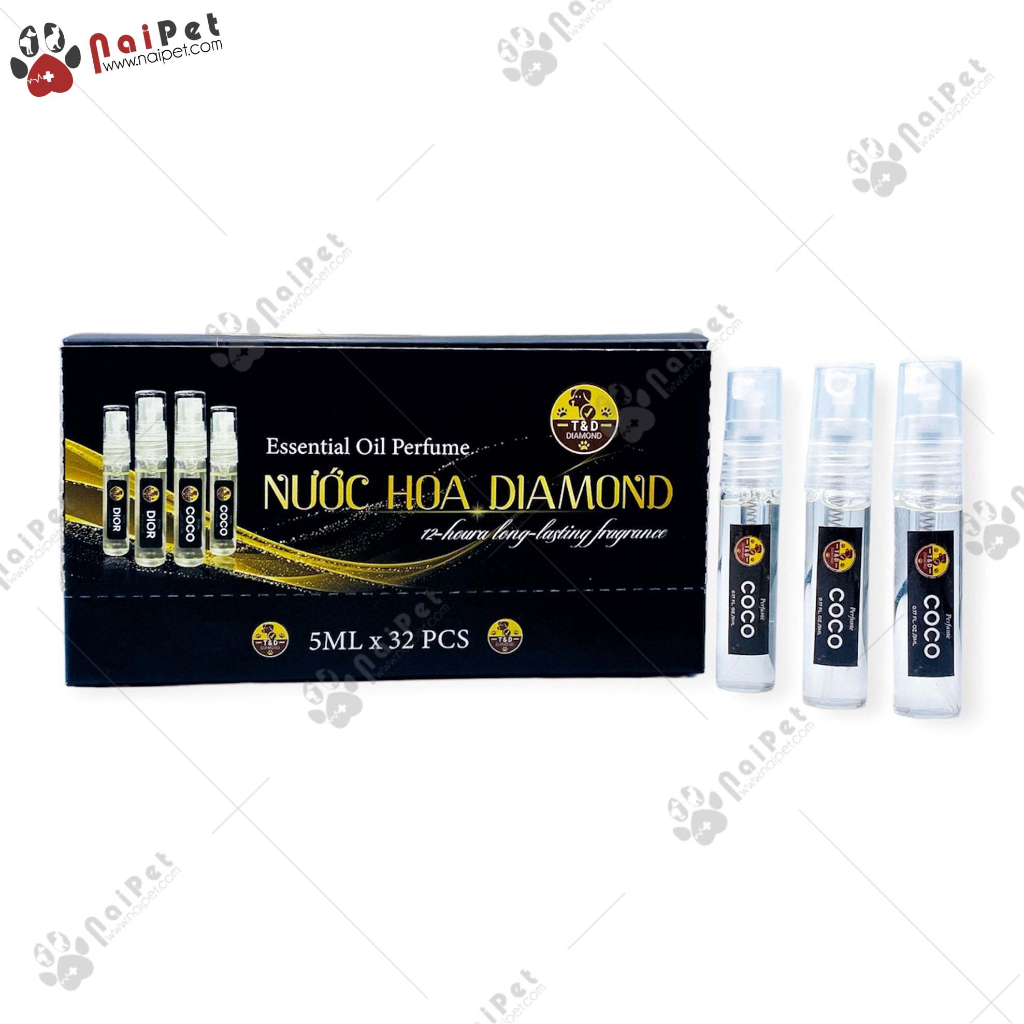Nước Hoa Lưu Hương Cao Cấp Dành Cho Chó Mèo Diamond 30ml