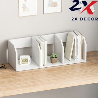  Kệ sách để bàn 3 ngăn tiết kiệm diện tích lắp ghép tiện dụng - 2X018 