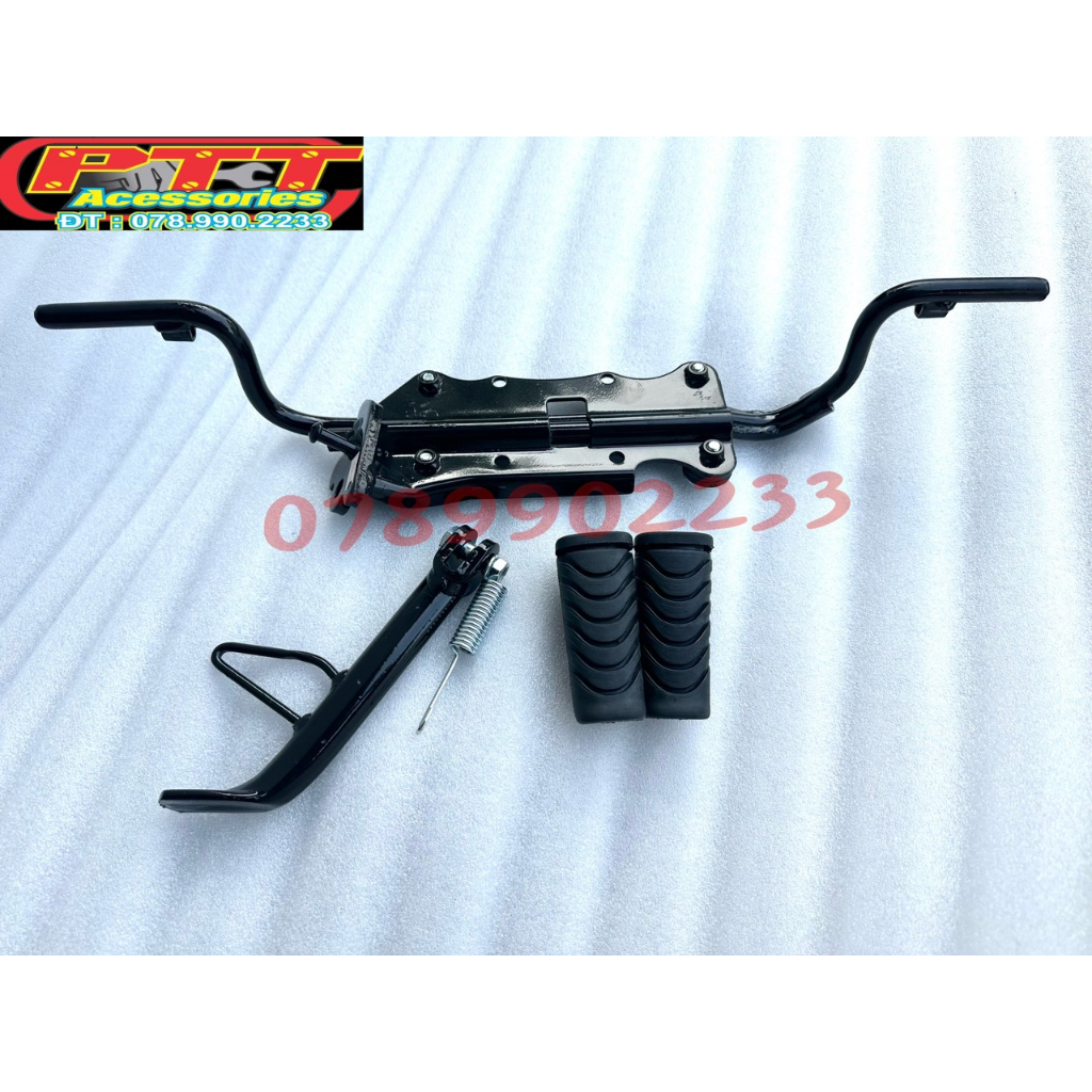 BỘ GÁC CHÂN TRƯỚC  VÀ CHỐNG NGANG 2 TẦNG XE FUTURE 125 - FUTURE LED - FUTURE 2