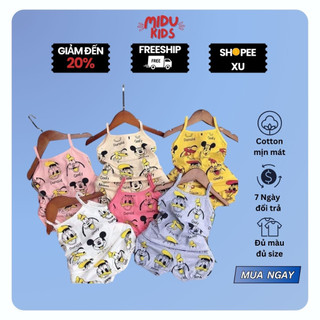  Set 2 dây quần áo trẻ em cho bé gái MiduKid