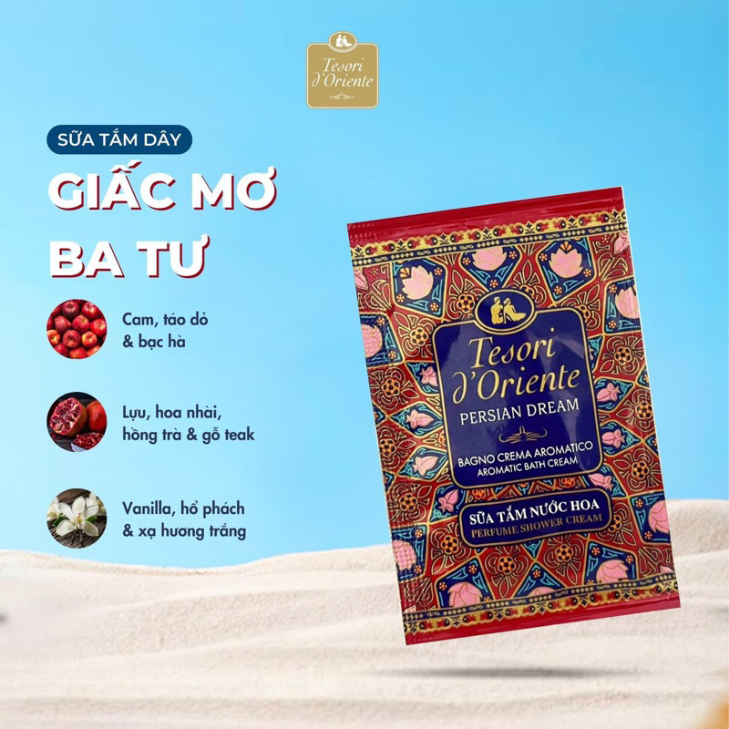 Sữa tắm hương nước hoa Tesori hoa sen