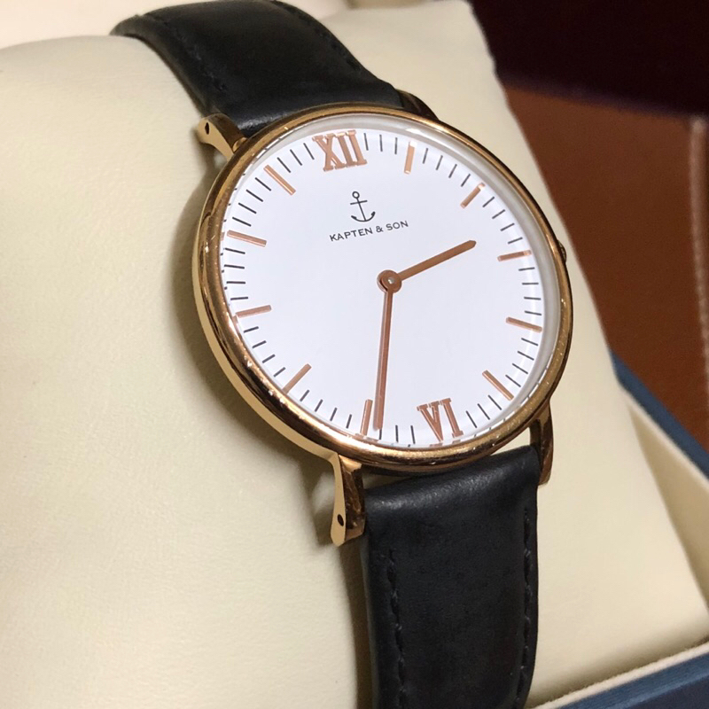 Đồng hồ nam thương hiệu Kapten & son Đức máy Thuỵ Sĩ.
