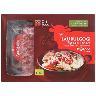 Lẩu bulgogi thịt ba chỉ bò mỹ orifood