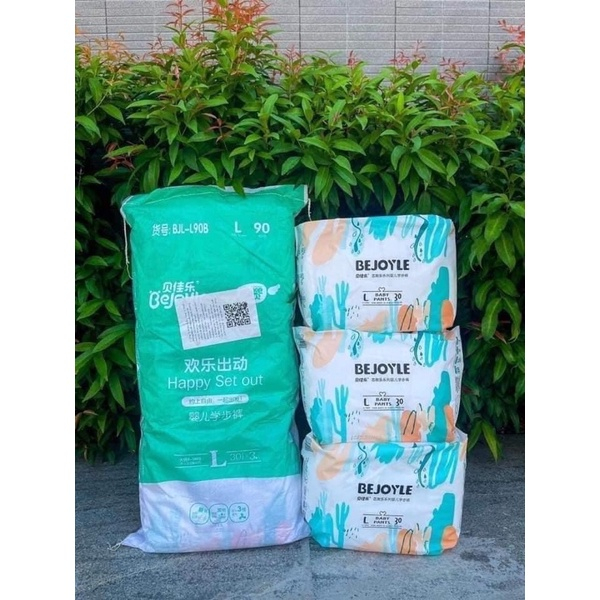 Bỉm Bejoyie dán/quần nội địa trung đủ size S120/M96/L90/XL78/XXL66/XXXL54