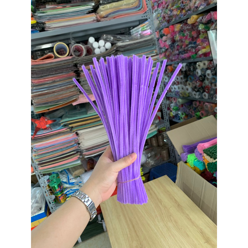 Kẽm nhung loại dày màu đặc biệt - bó 95-100 sợi