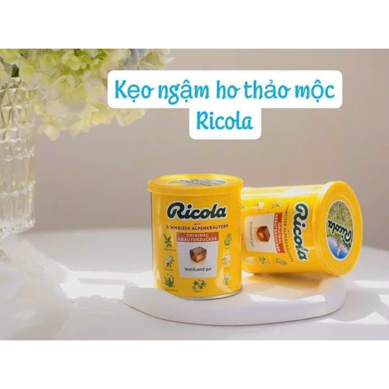 Kẹo ngậm ho Ricola Đức date 3/2026