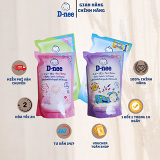 (ComBo 2 Túi) Nước xả vải Dnee Thái Lan, Nước xả Dnee Chính Hãng Túi 550ml làm mềm vải