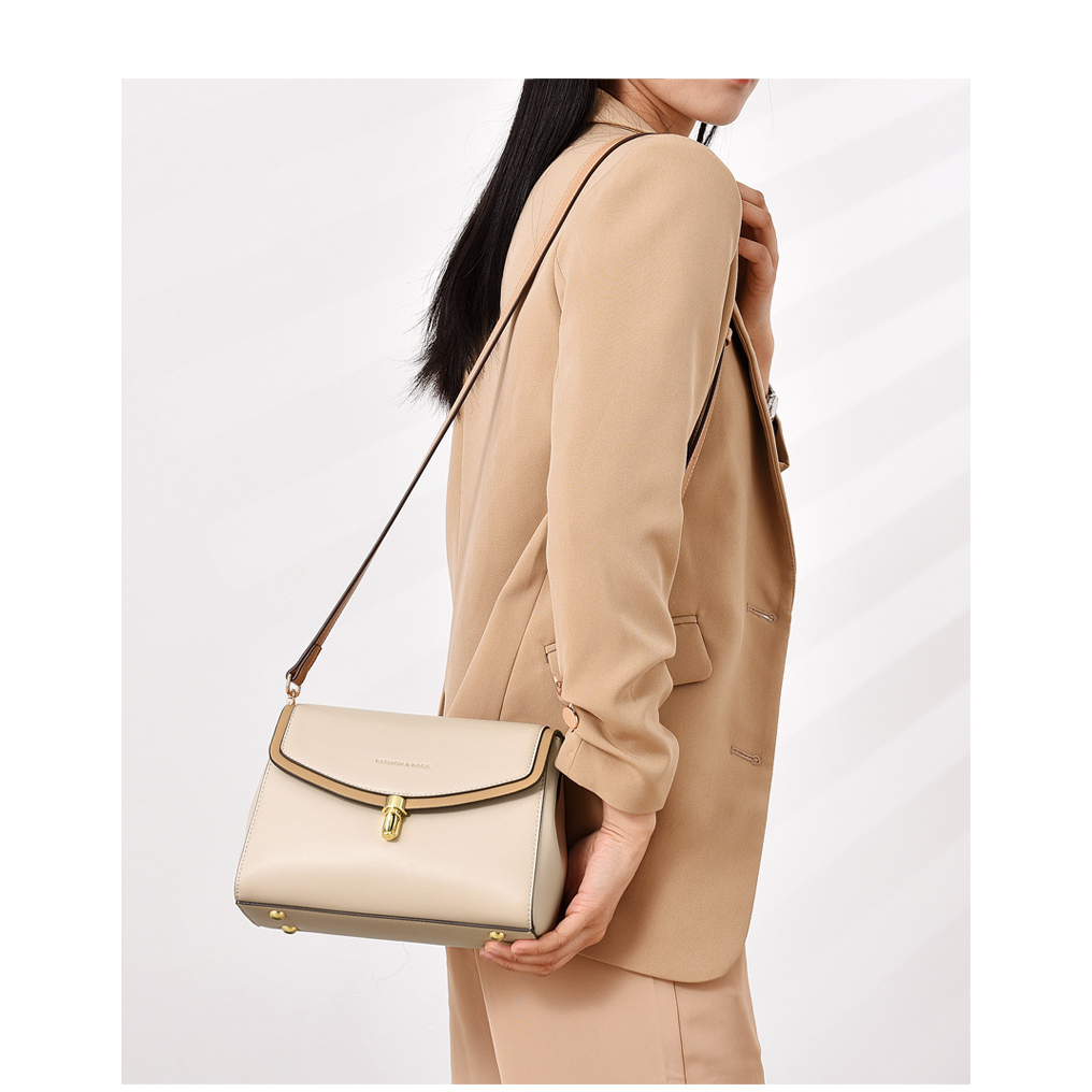 Túi xách nữ đeo chéo đeo vai đẹp đi làm đi chơi công sở khóa bút mẫu mới 2023 ROSASO TX101