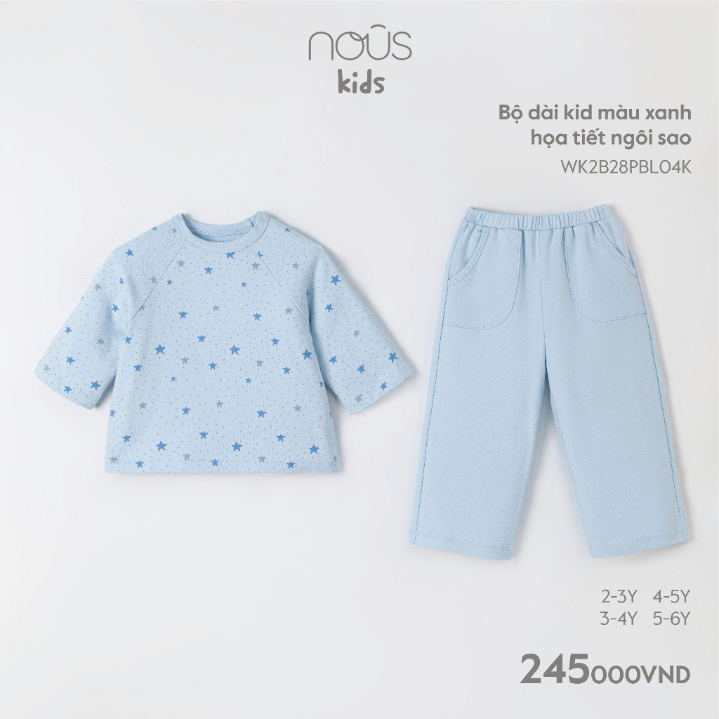 Bộ áo quần dài các màu cho bé