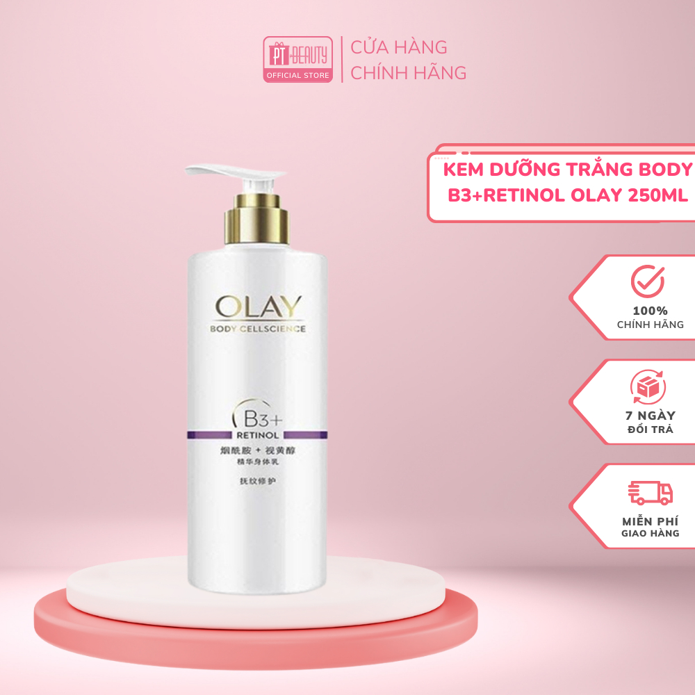 Sữa Dưỡng Thể Trắng Da OLAY Vitamin B3+ Retinol/Vitamin C Olay Bright Ultra Whitening