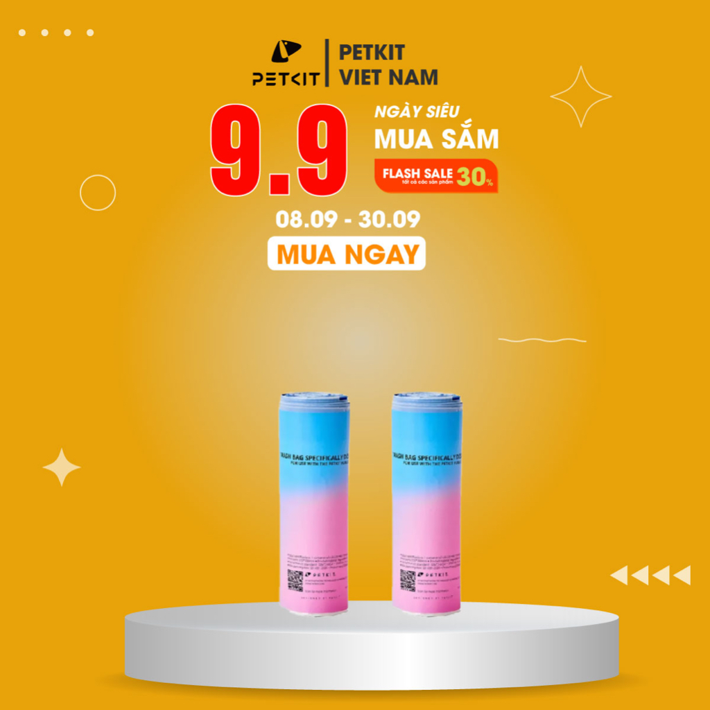 Túi Đựng Chất Thải Chuyên Dụng Có Kéo Khóa Dùng Cho Máy Pura X, Pura Max