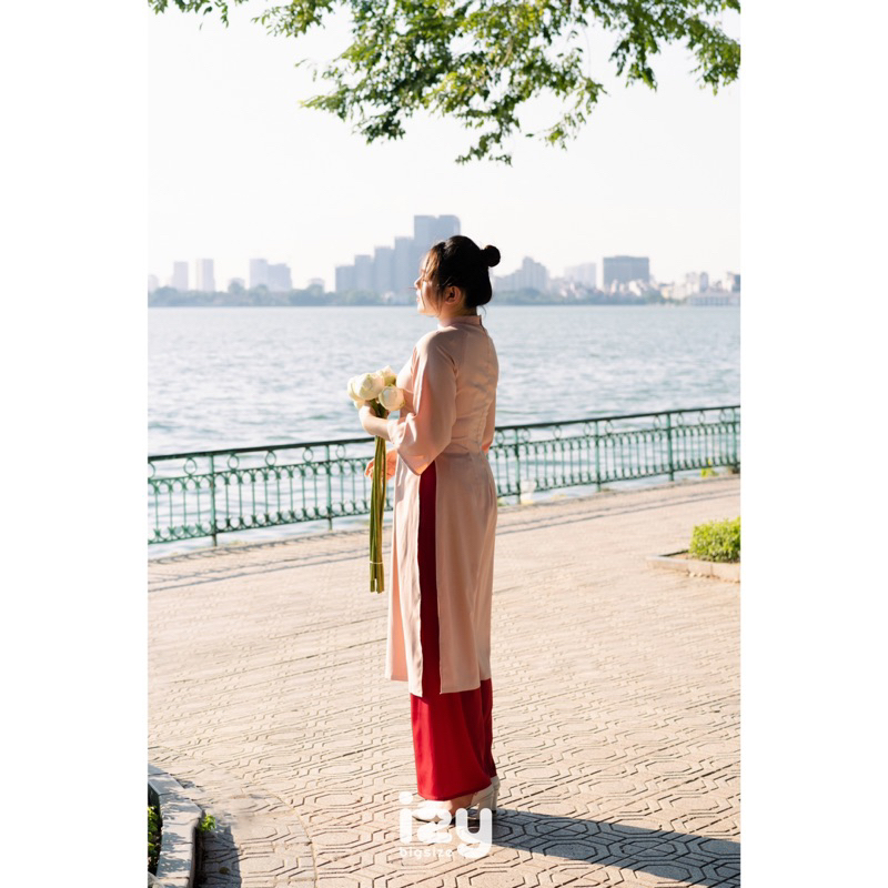 ÁO DÀI BIGSIZE TRƠN 2 TÀ SEN - IZYBYNHI