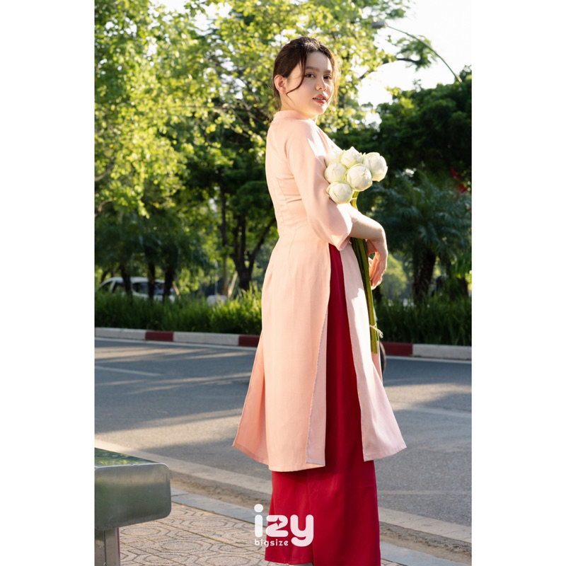 ÁO DÀI BIGSIZE TRƠN 2 TÀ SEN - IZYBYNHI