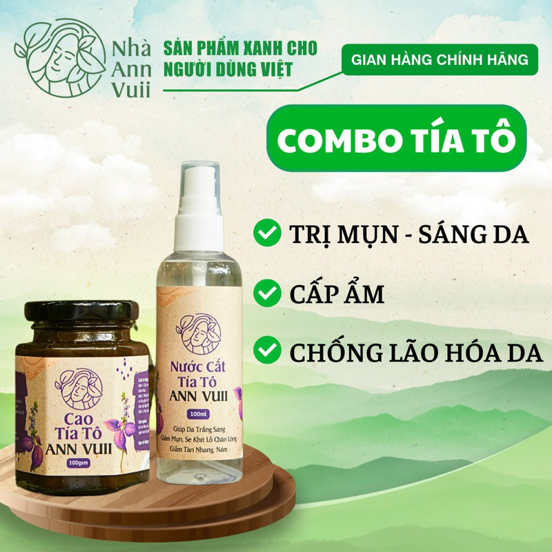Combo Đắp Xịt Tía tô