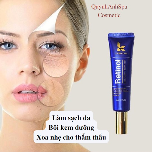 Kem dưỡng retinol 0.5% K Lady Care 30ml Giảm Mụn, Kiểm Soát Dầu Nhờn, Mờ Thâm Nám Hàn Quốc | BigBuy360 - bigbuy360.vn