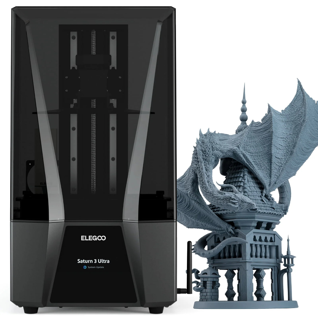 Máy in 3D resin Elegoo Saturn 3 Ultra 12K chuyên cho Nha Khoa & Nữ Trang
