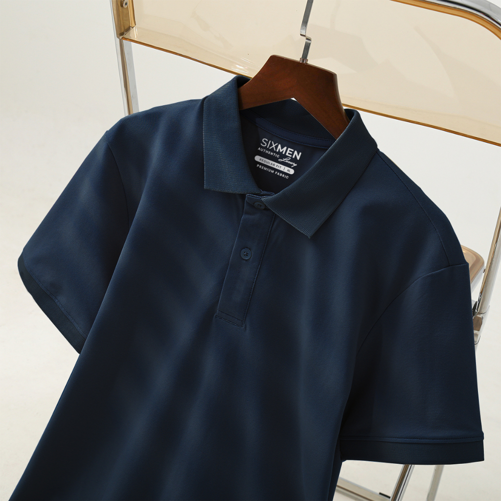 Áo Polo nam trơn Basic cổ bẻ  SIXMEN BASIC vải cá sấu cotton CVC trẻ trung, thanh lịch, sang trọng