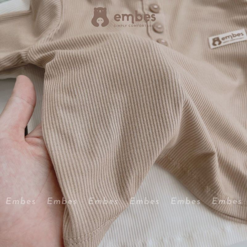 Bộ thun lạnh dài tay cho bé, đồ bộ thu đông cho bé trai thun gân tăm