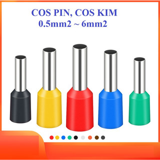 Cos kim rỗng cho dây điện 1.5mm2 E1508 , cos Pin VE1508 ( 500 cái )