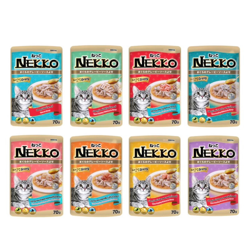 COMBO 6-12 GÓI PATE NEKKO CHO MÈO-PATE NEKKO THÁI LAN GIÁ SIÊU RẺ