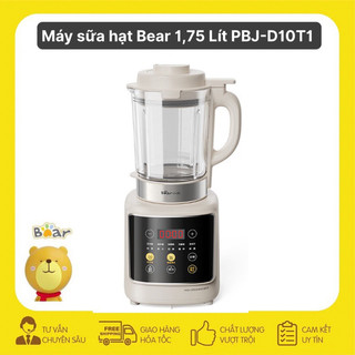  Máy làm sữa hạt Bear PBJ-D10T1 dung tích 1,75L công suất lớn 1000W bảo hành 18 tháng 