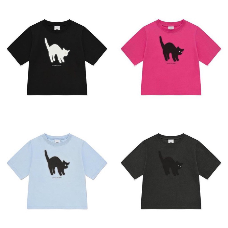 Áo thun baby tee Chuck chú mèo cute