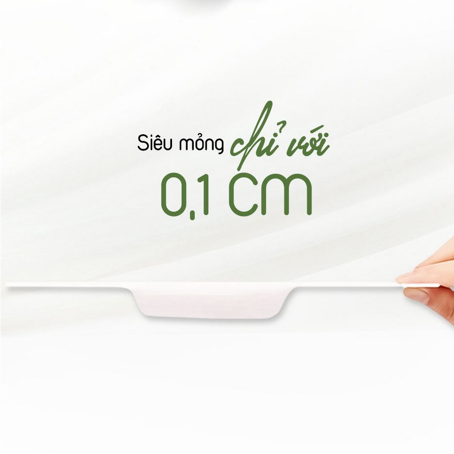 Băng vệ sinh Yeonchi Organic sợi bông organic siêu thấm hút siêu mỏng chỉ 0.1cm