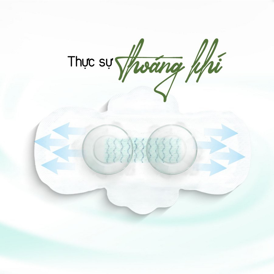 Băng vệ sinh Yeonchi Organic sợi bông organic siêu thấm hút siêu mỏng chỉ 0.1cm