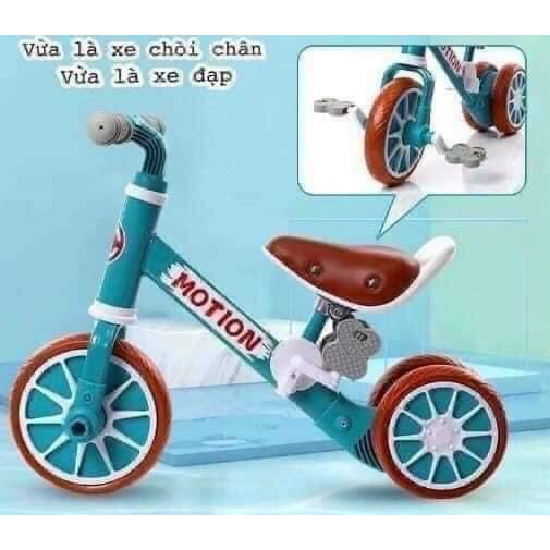 Xe đạp cho bé Motion - Xe thăng bằng khung thép, ghế da cho trẻ em