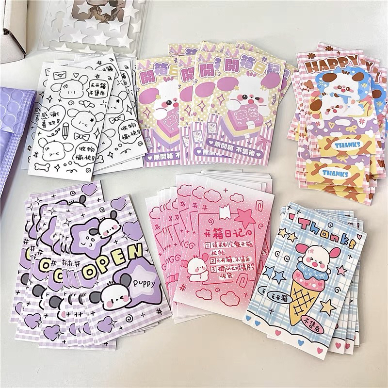 Sticker niêm phong gấu cute