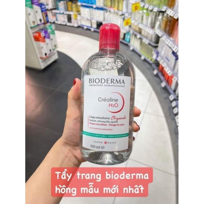 Nước Tẩy Trang Bioderma 500ml mẫu mới