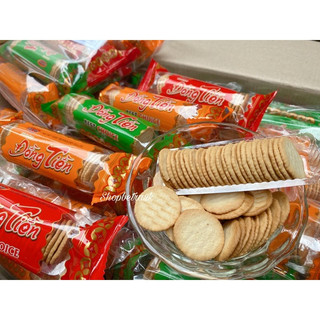 Bịch 10 gói Bánh quy đồng tiền