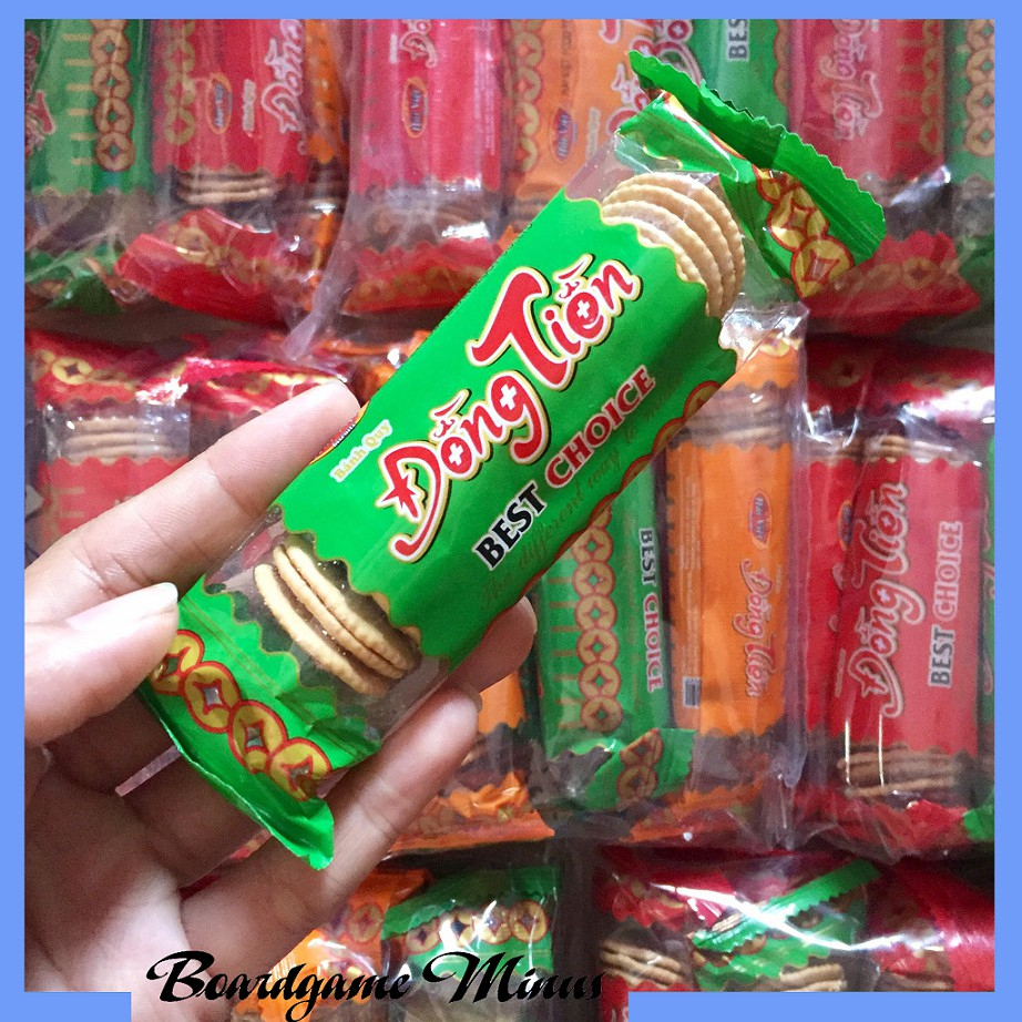 Bịch 10 gói Bánh quy đồng tiền